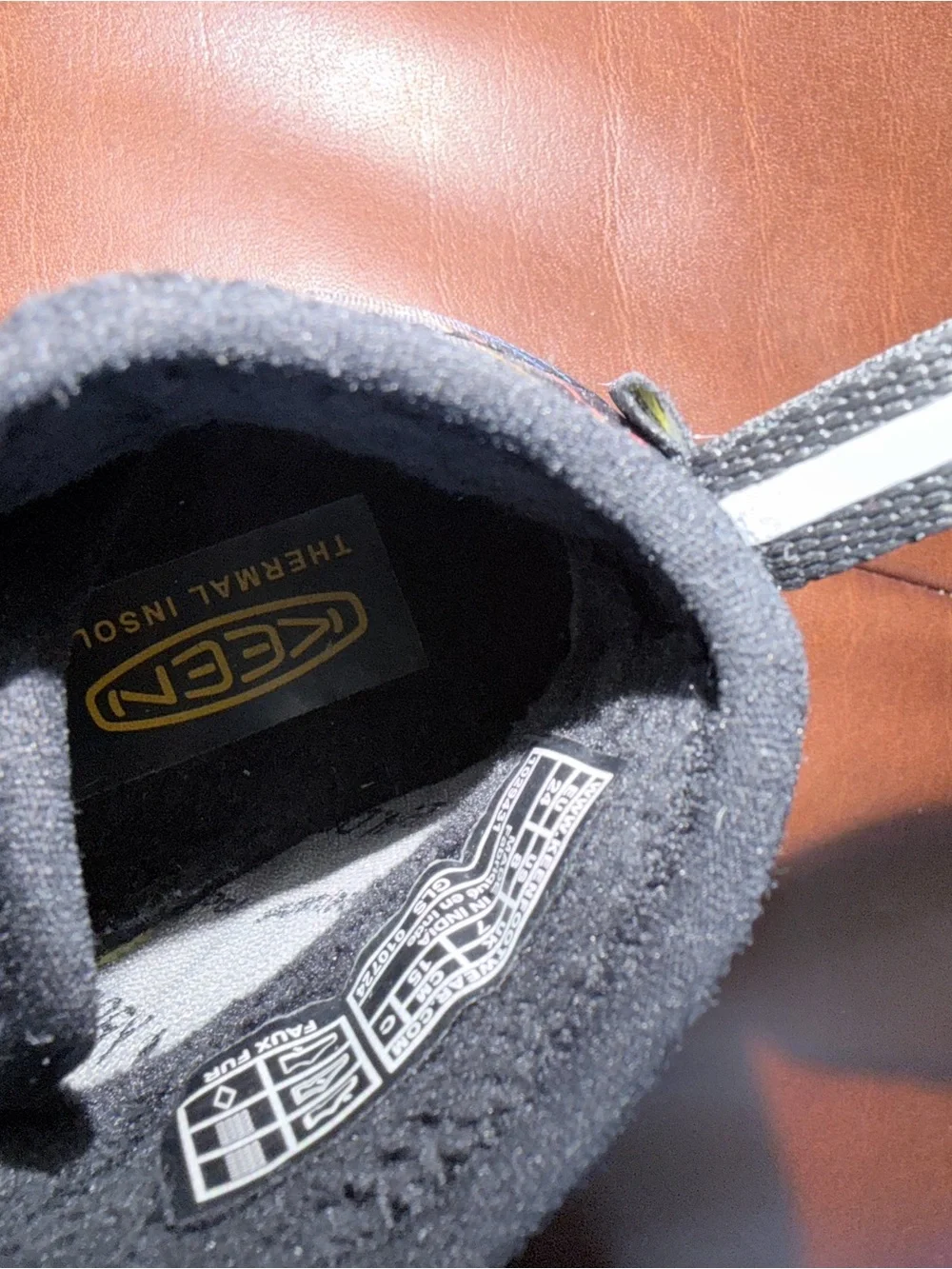 KEEN Kids Navy Topographic Ankle Boots with Teal Accents